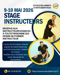 Stage Mai 2026 jeet kune do kali silat​