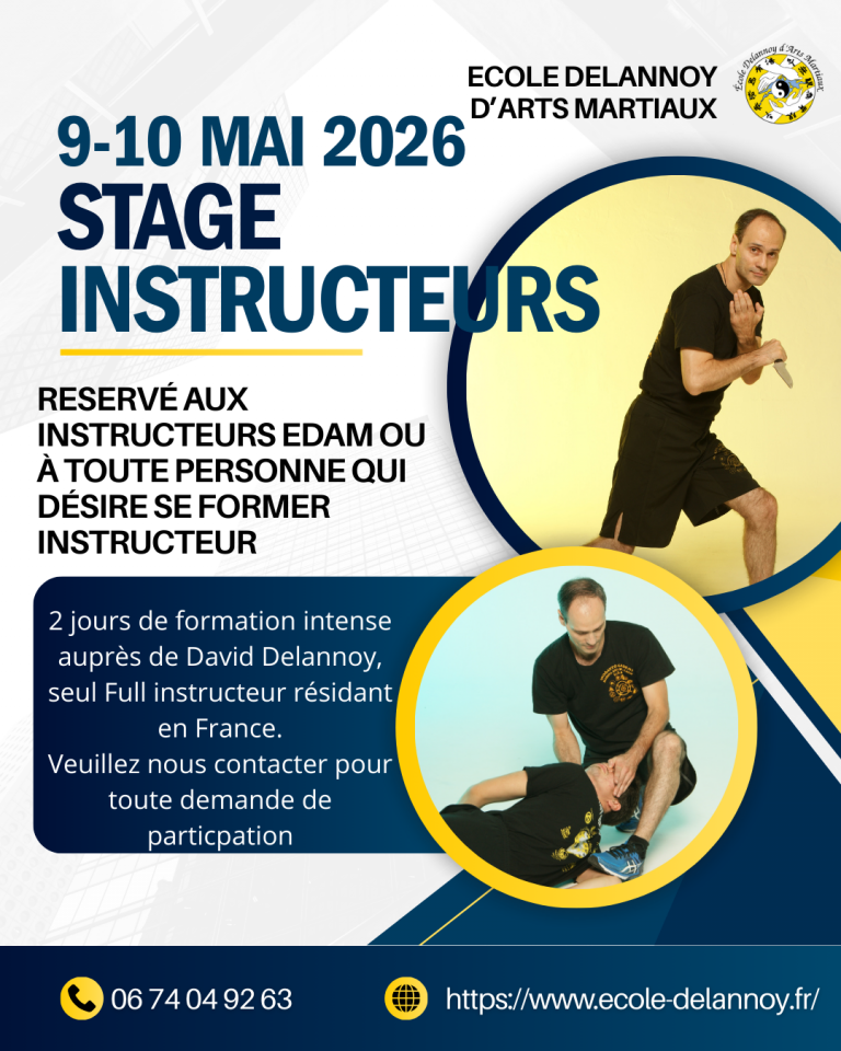 Stage Mai 2026 jeet kune do kali silat​