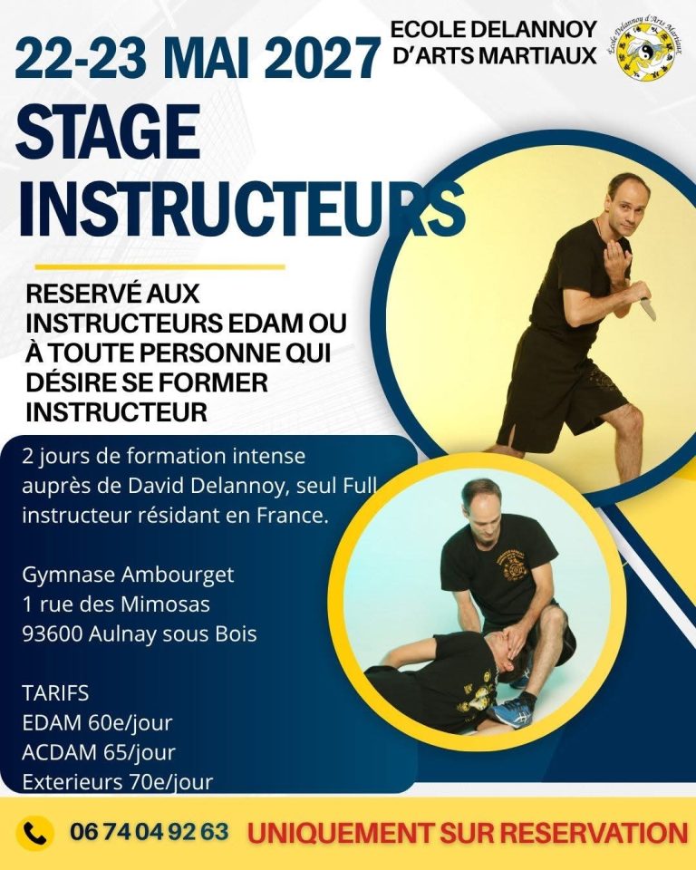 stage de jeet kune do kali 2027