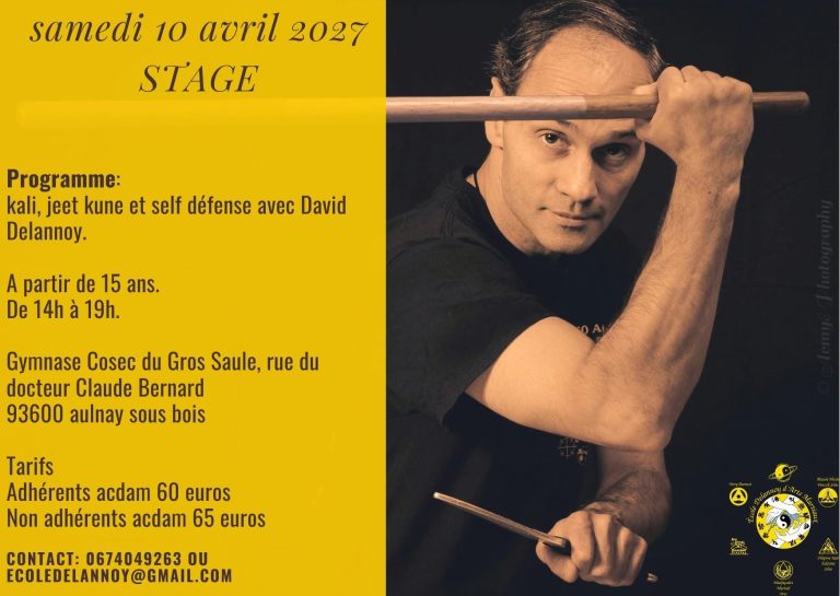 stage de jeet kune do kali 2027